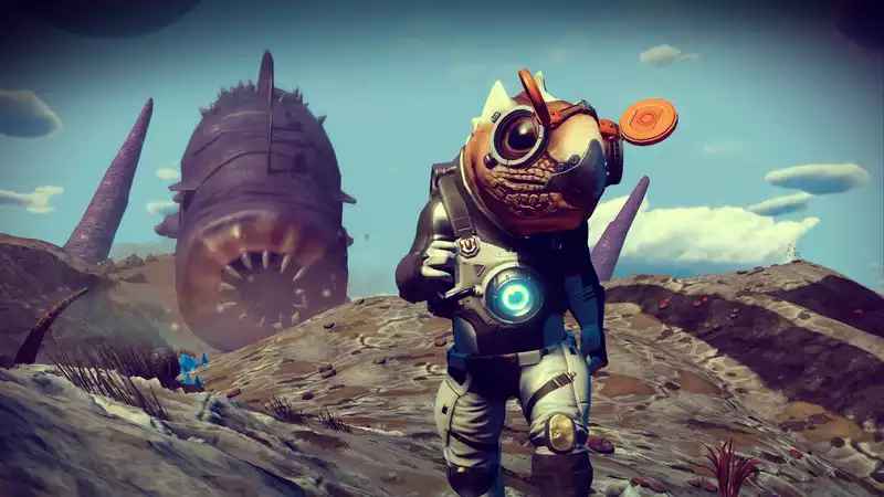 Four years after its release, No Man's Sky's giant sandworm is finally here!