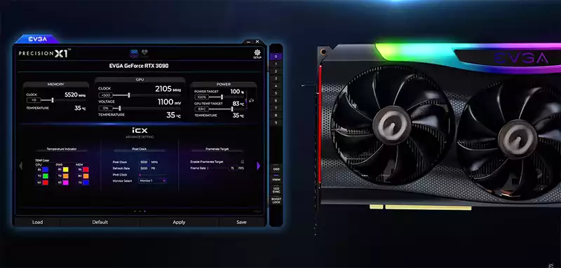 EVGA video suggesting 2.1GHz GeForce RTX 3090