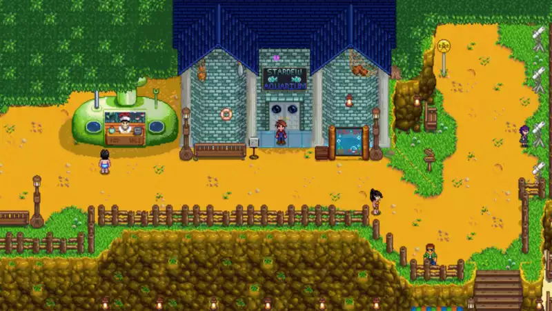 An Animal Crossing-style aquarium is coming to Stardew Valley.