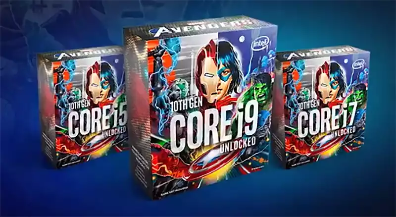 Intel's "Marvel Avengers" CPU, beautiful packaging, but no full game