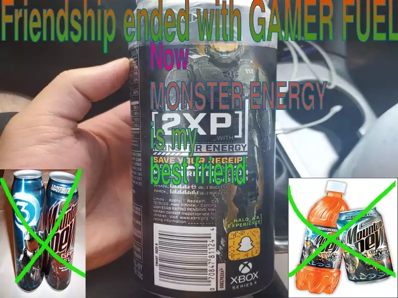 Halo Ends Friendship with Mount Dew Gamefuel, Makes Monster Energy Its New Best Friend