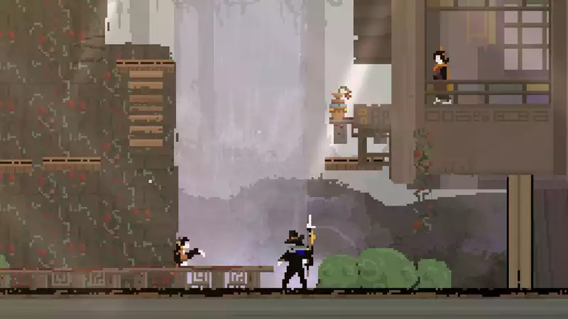 Olija is a 2D action game about a magical harpoon.