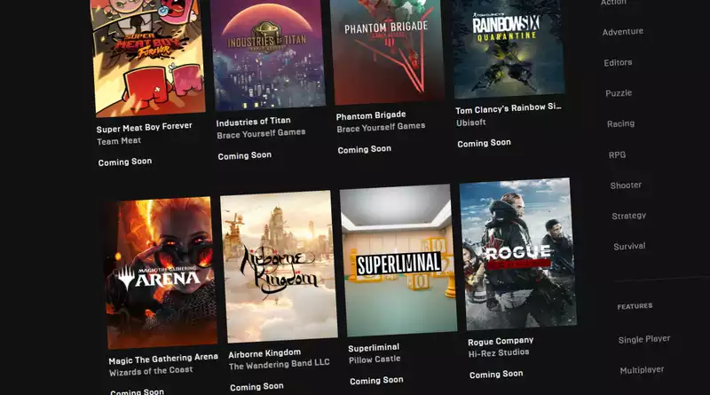 For a while, the Epic Games Store will require two-factor authentication when requesting free games.