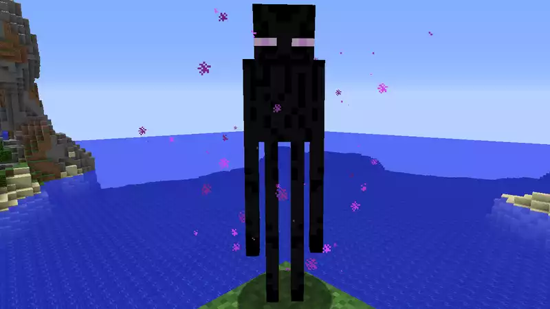 Enderman doesn't mind seeing him in the Minecraft Dungeon.