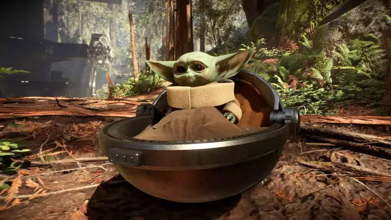 This Star Wars Battlefront 2 mod allows you to kill stormtroopers as Baby Yoda.