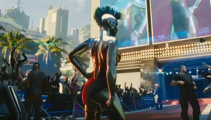 Grimes Reveals How Cyberpunk 2077 Character Became a Solid Chrome Cyborg