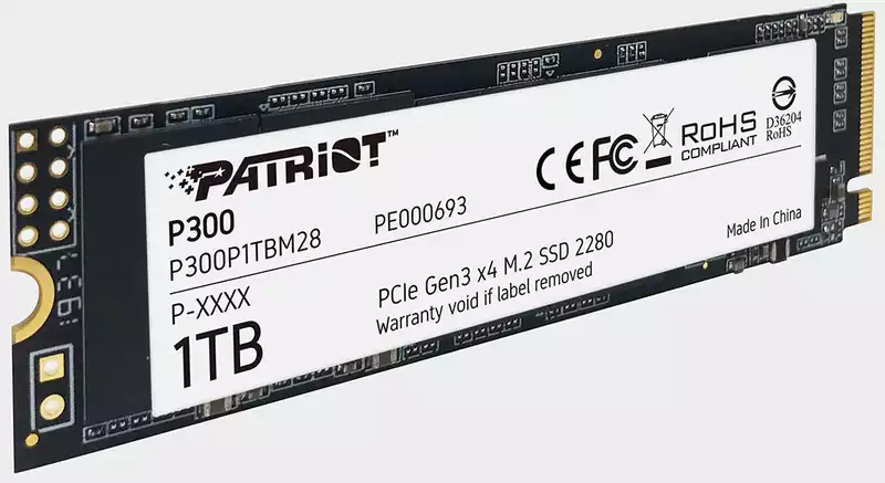 Patriot Announces NVMe SSD Lineup with Capacities up to 1TB