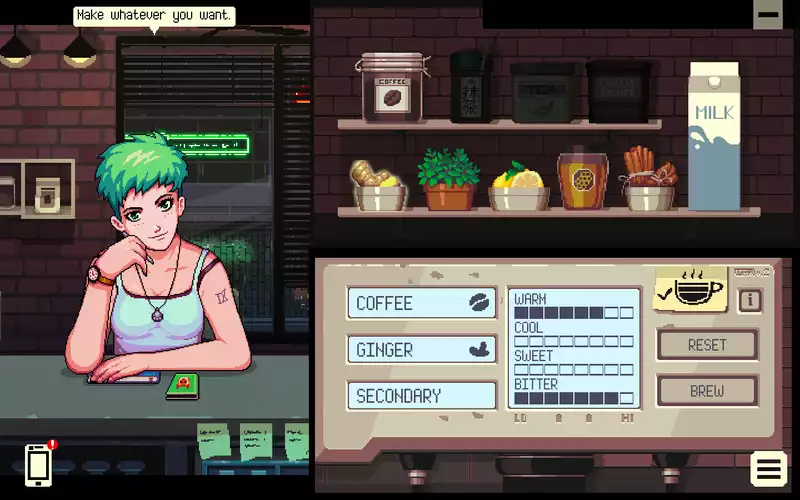 Coffee Talk is a wholesome game about baristas for orcs and elves.