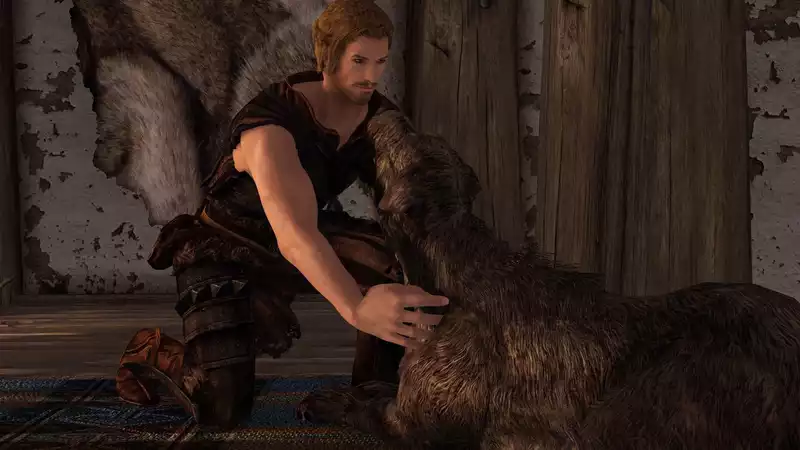 You Can Finally Pet a Dog in Skyrim