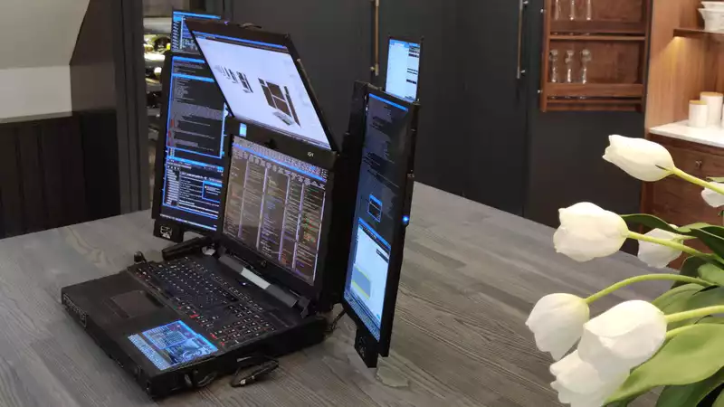 This 7-screen laptop is a new age hacker's dream and costs only $20,700.