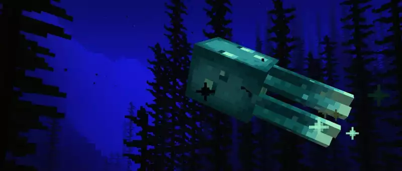 Glowing Squid in New Minecraft Cave and Cliff Snapshots