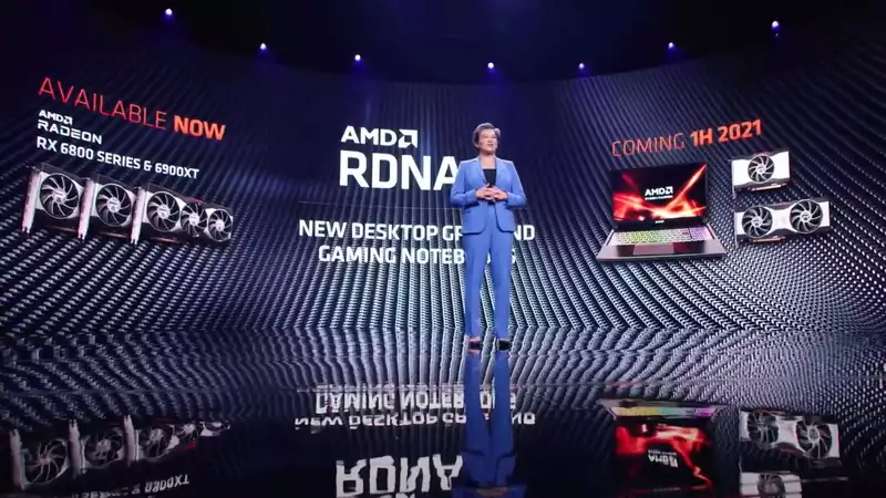 AMD Announces RDNA 2 Gaming Laptop and Mainstream RX 6000 Graphics Card in H1 2021