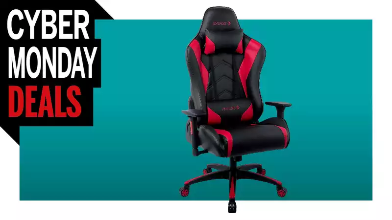 Gaming chair with lumbar support on sale for $140