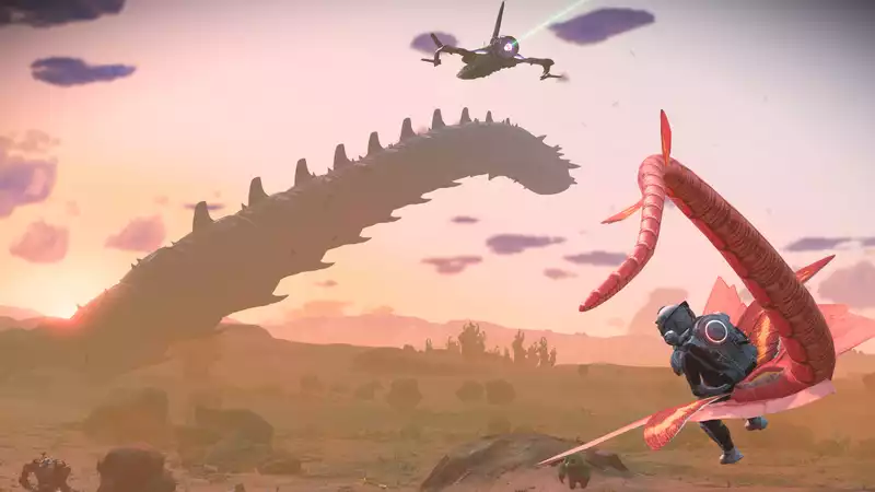 No Man's Sky gets a major visual makeover and a rideable flying creature