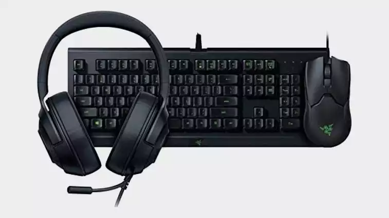 Razer keyboard, mouse, and headset hardware bundle on sale for $69