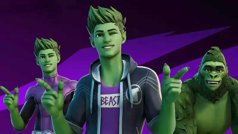 Teen Titans' Beast Boy Comes to Fortnite in New Skin