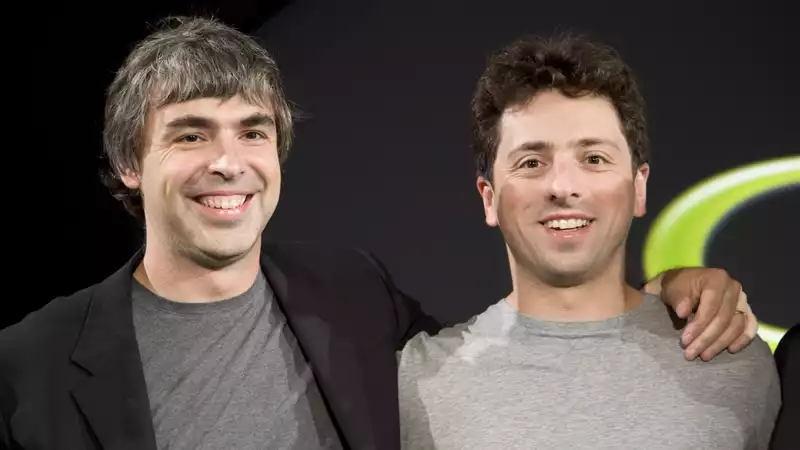 Google co-founders Larry Page and Sergey Brin now have assets of more than $100 billion each