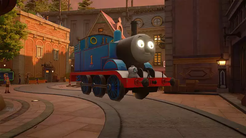 Kingdom Hearts 3" gets the "Thomas the Tank Engine" mod, of course.