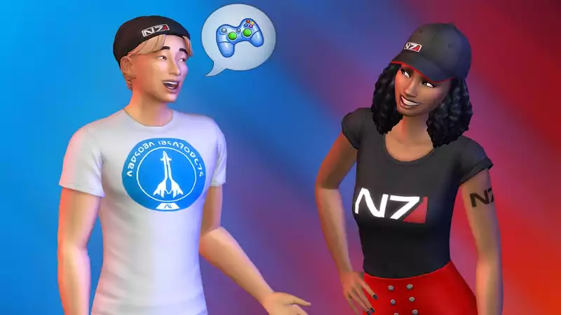 The Sims 4" can showcase their commitment to "Mass Effect".