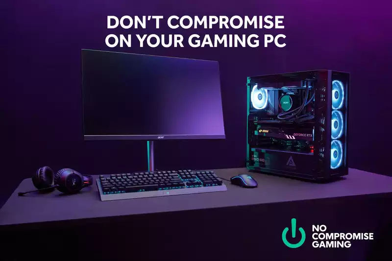 With No Compromise Gaming, you can get a high-end PC even if your budget is limited.