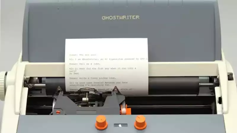 This haunted typewriter is, ironically, the least creepy use of AI we have seen recently.