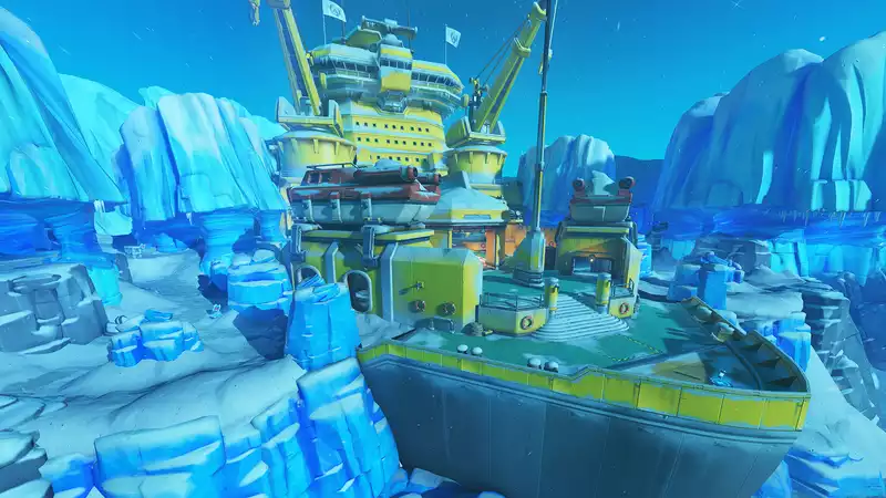 Ice Drills, Fishing, and Immortal Penguins in New "Antarctica" Map in "Overwatch 2