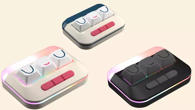 Wooting's 3-button UwU keyboard starts at $50