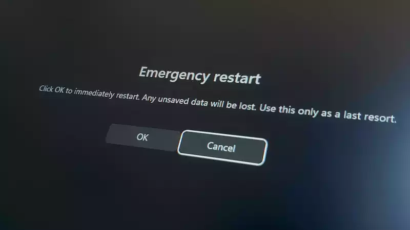 Did you know that since Vista, Windows has had a hidden "last resort" emergency restart button?