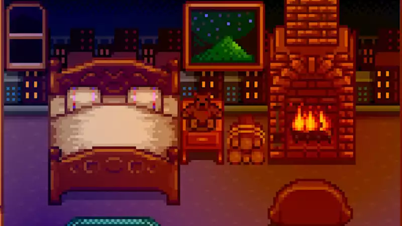 After 2,000 hours of playing "Stardew Valley," one player learned a shocking fact: you can put a stuffed animal to bed.