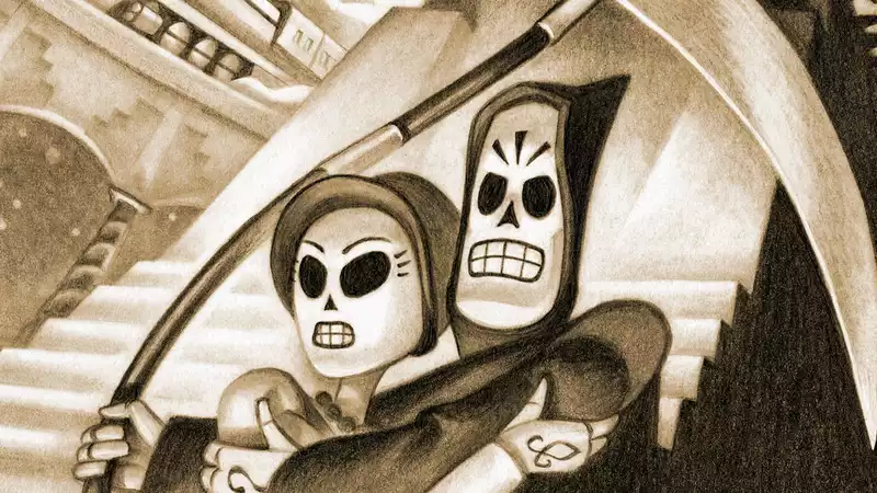 Tim Schafer and Double Fine Celebrate 25th Anniversary of "Grim Fandango" and Thank Fans for Their Memories: 'I'll Put You Next to Where My Heart Was'