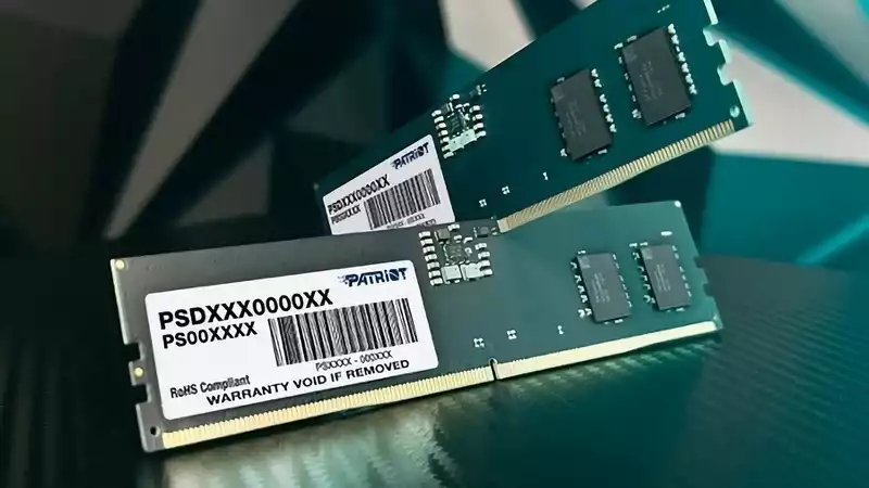 Patriot is developing a DDR5 RAM stick that will operate at speeds above 6400.