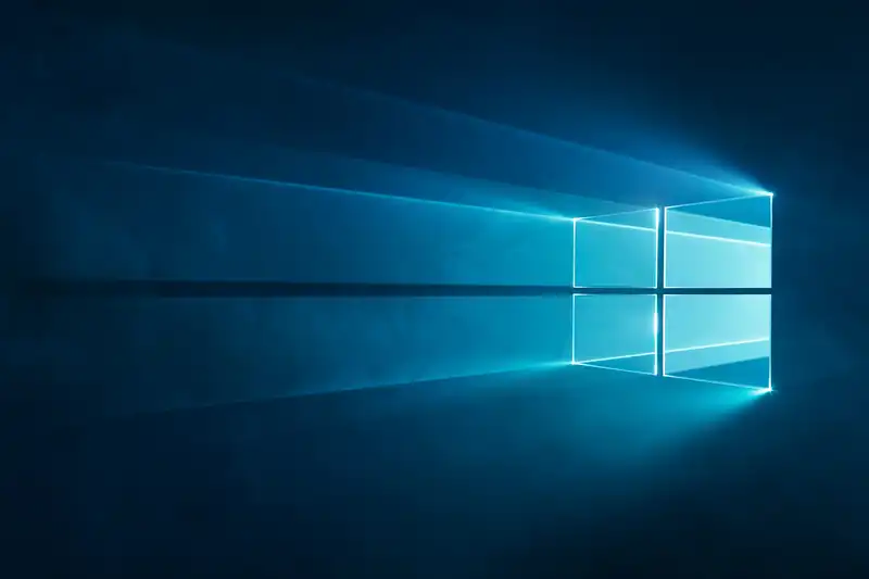 I was shocked to know that the desktop background of Windows10 is a laser photo that is being taken through a real window, not a computer.