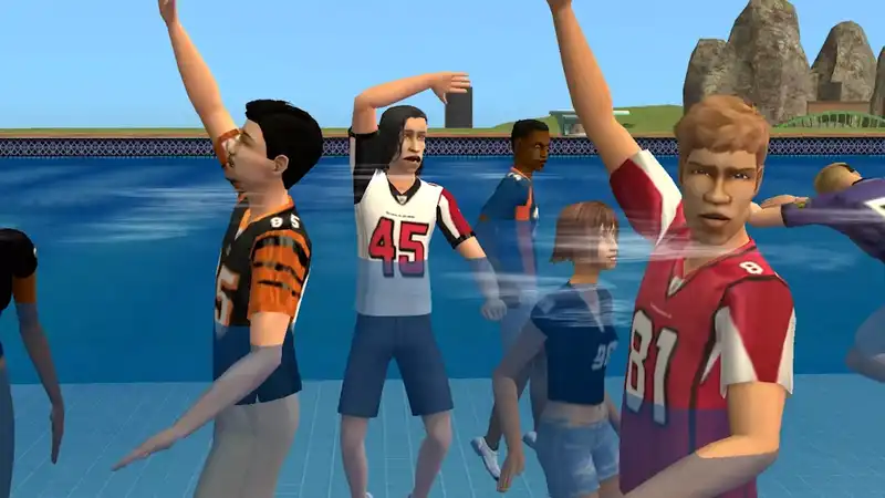 NFL teams channel the true Sims player experience to strangle rivals into the pool