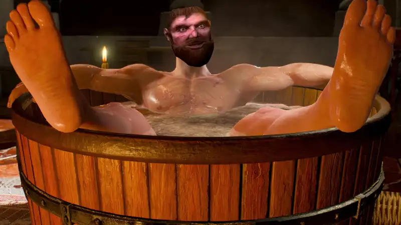 Bathtub Zoltan Chivay will be more realistic than ever as the Witcher 3's Full Fat Mods tool gets a release date