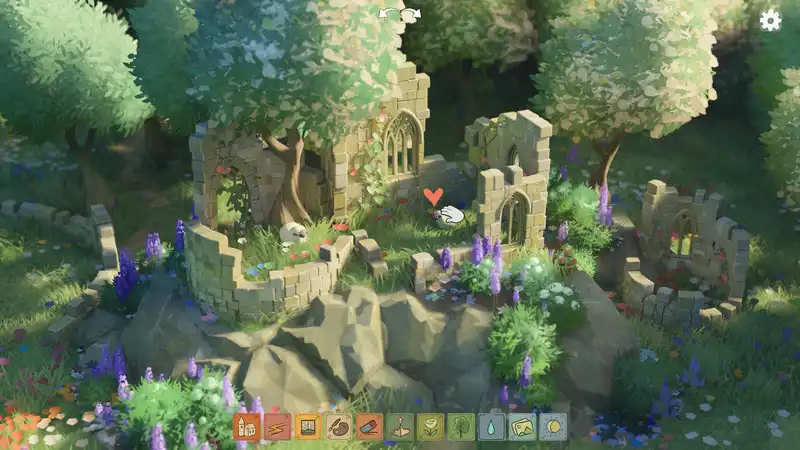 Gorgeous cozy Castle Doodle game Small Glade is launching a demo this month