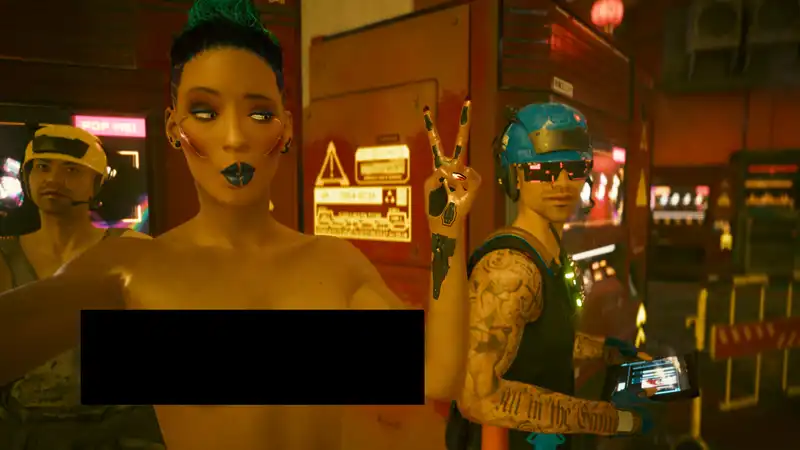 Thanks to the "Responsive NPCs" mod, the "Cyberpunk 2077" crowd will now respond to you sprinting naked through the streets of Night City.