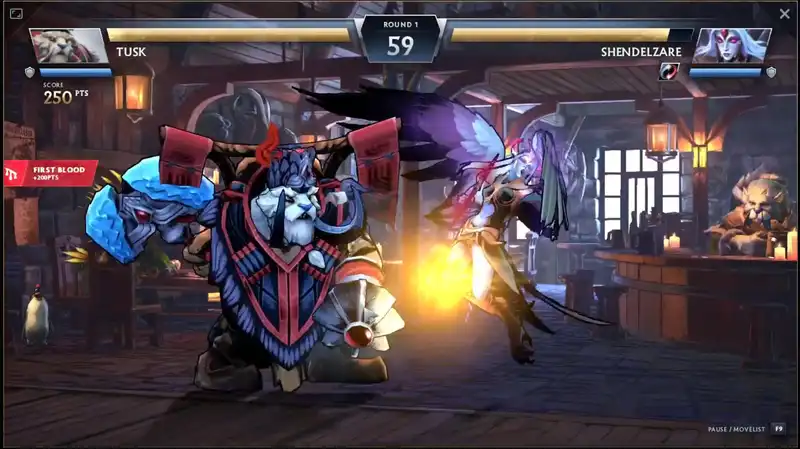 Surprise Dota 2 has a fighting game built in.