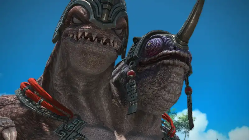 The "FF14" player skips the perfectly functioning catboy and instead develops a relentless thirst for the giant two-headed lizard asshole.