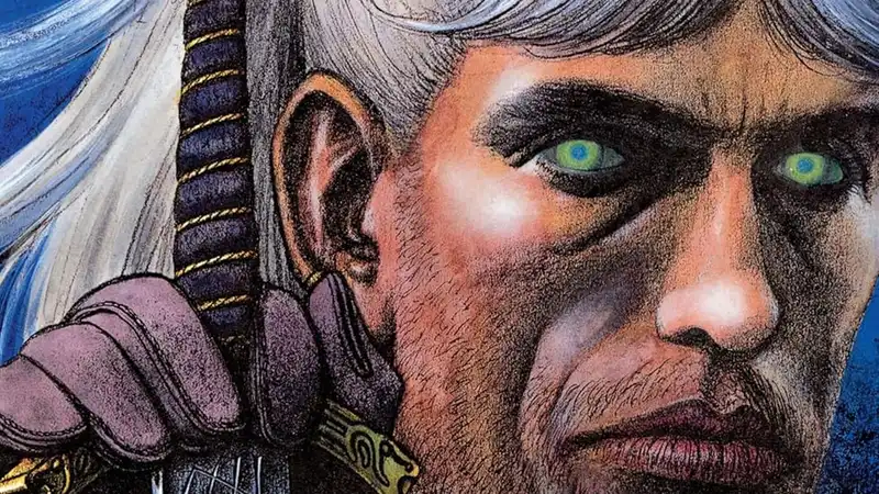 Geralt's haircut is terrible, 90's Polish Witcher comic translated into English.