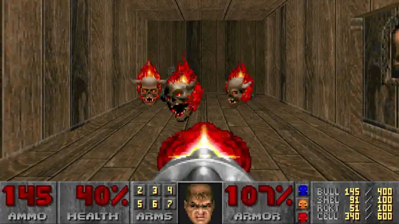 Doom, running at 50 fps with a DefCon attendee badge, is the highlight of the messy backstory of this year's popular hacking conference.